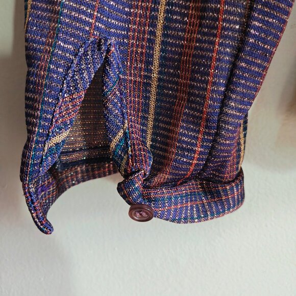 Vintage Metallic Stripes Shirt - Picture 3 of 7